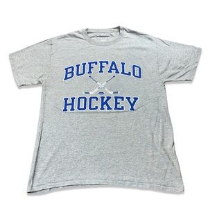 (M) Champion Buffalo Hockey T Shirt Men